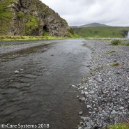 shallow stream in Iceland